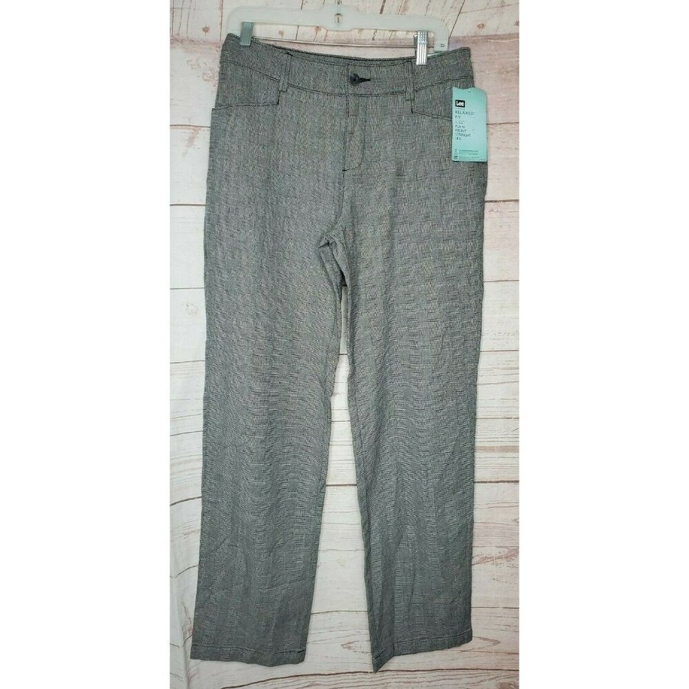 Lee Relaxed Fit Stretch Waist Straight Leg Pants – Size 10 Long